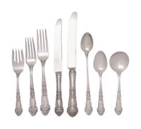 A Reed and Barton Silver Flatware Service