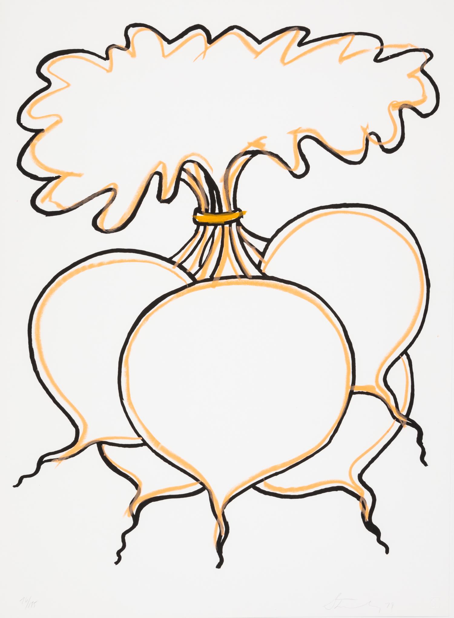 Robert (Bob) Stanley, (American, 1932-1997), A group of three works: Beets, 1979