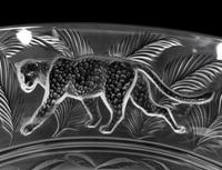 A Lalique Jungle Bowl