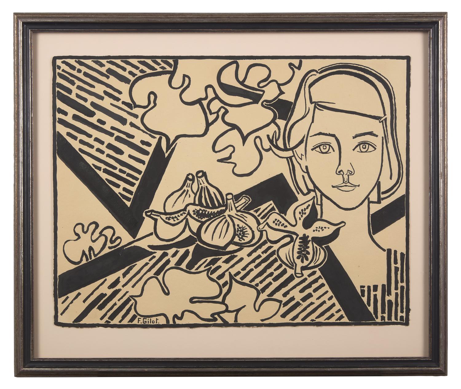 Aurélia au Jardin , 1969