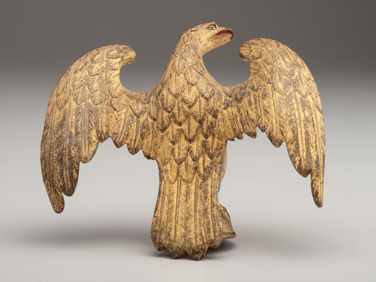 [AMERICANA]. Civil War-era eagle finial.
