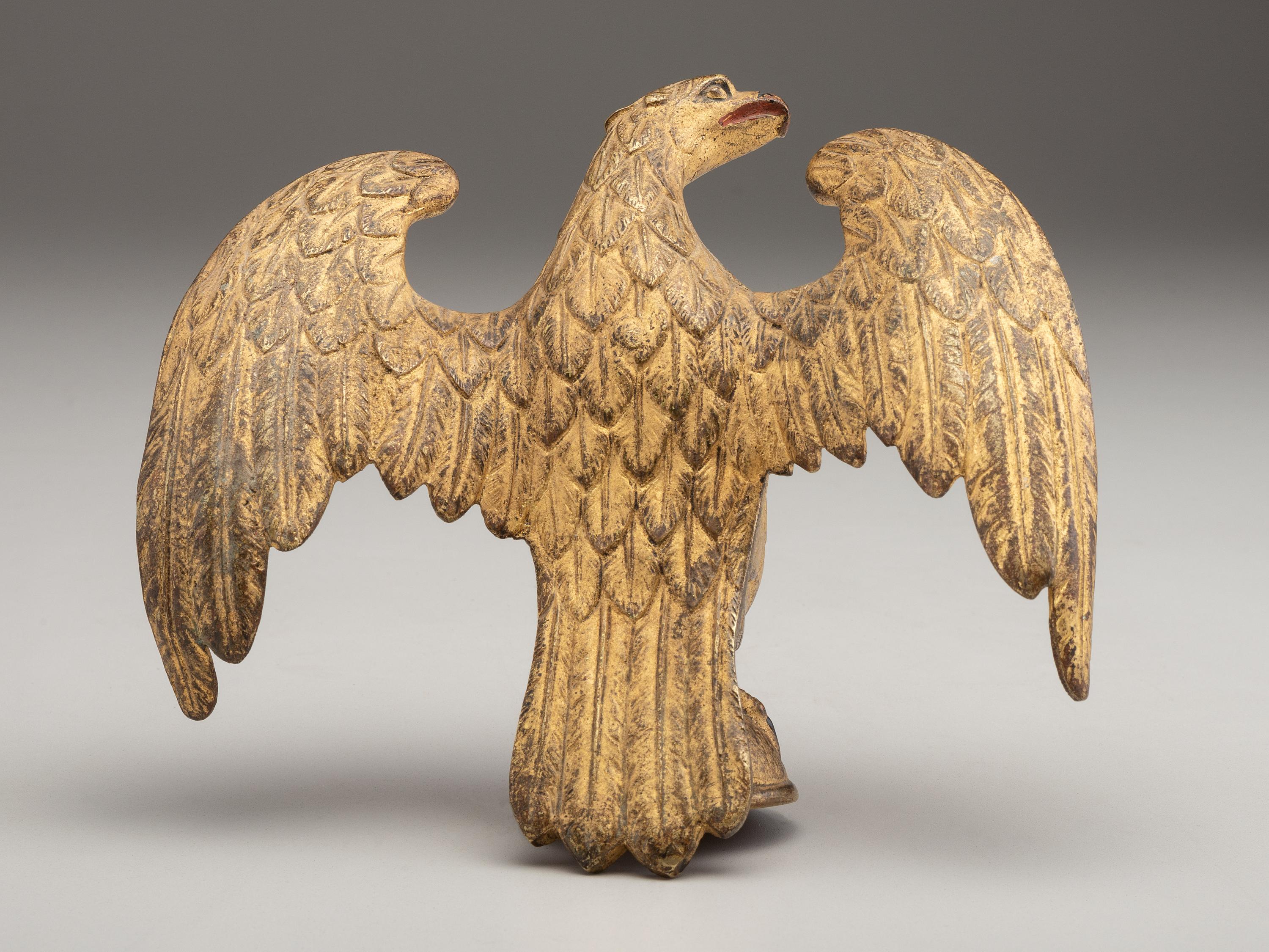 [AMERICANA]. Civil War-era eagle finial.