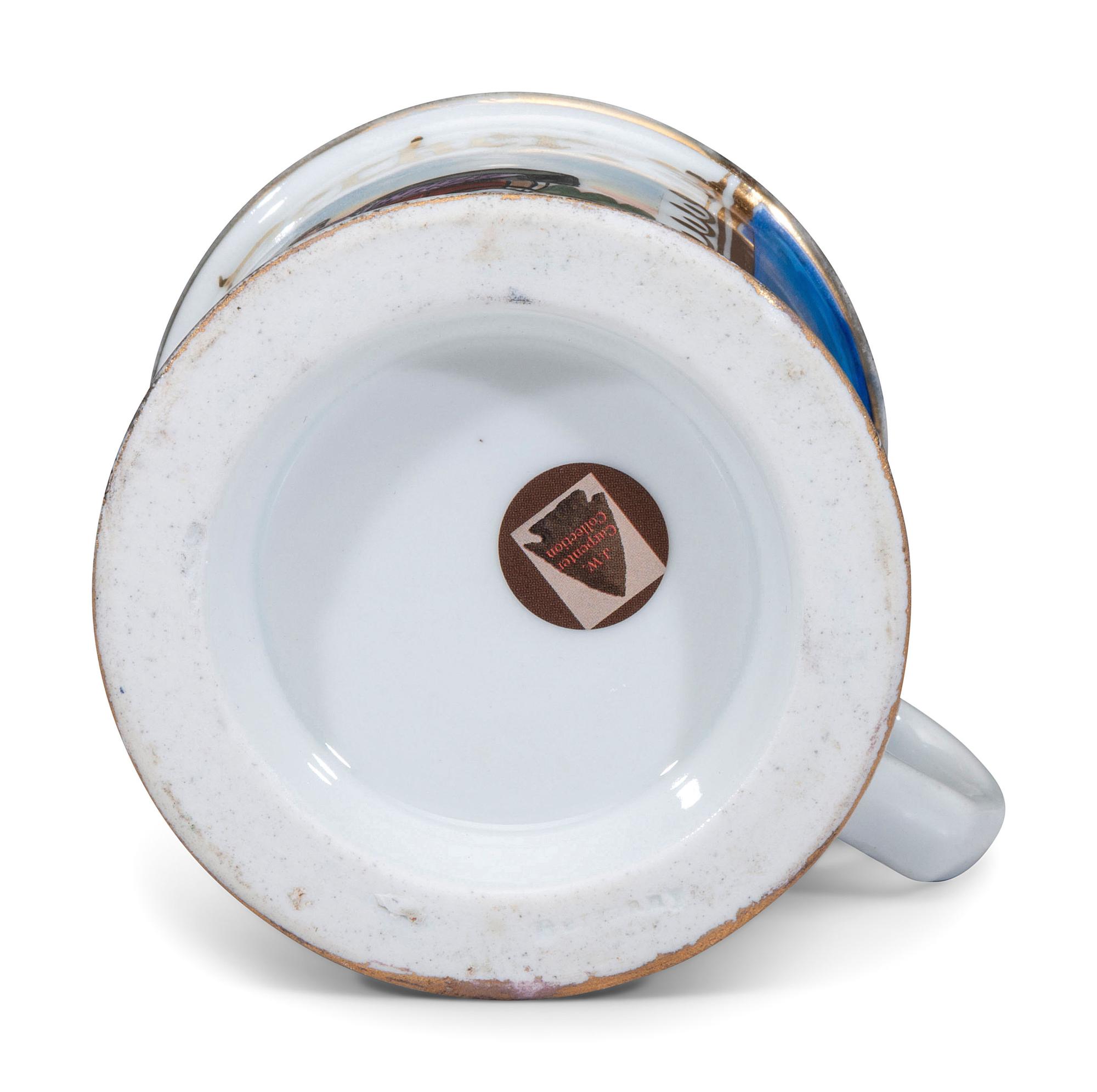 A Chauffeur's Porcelain Occupational Shaving Mug