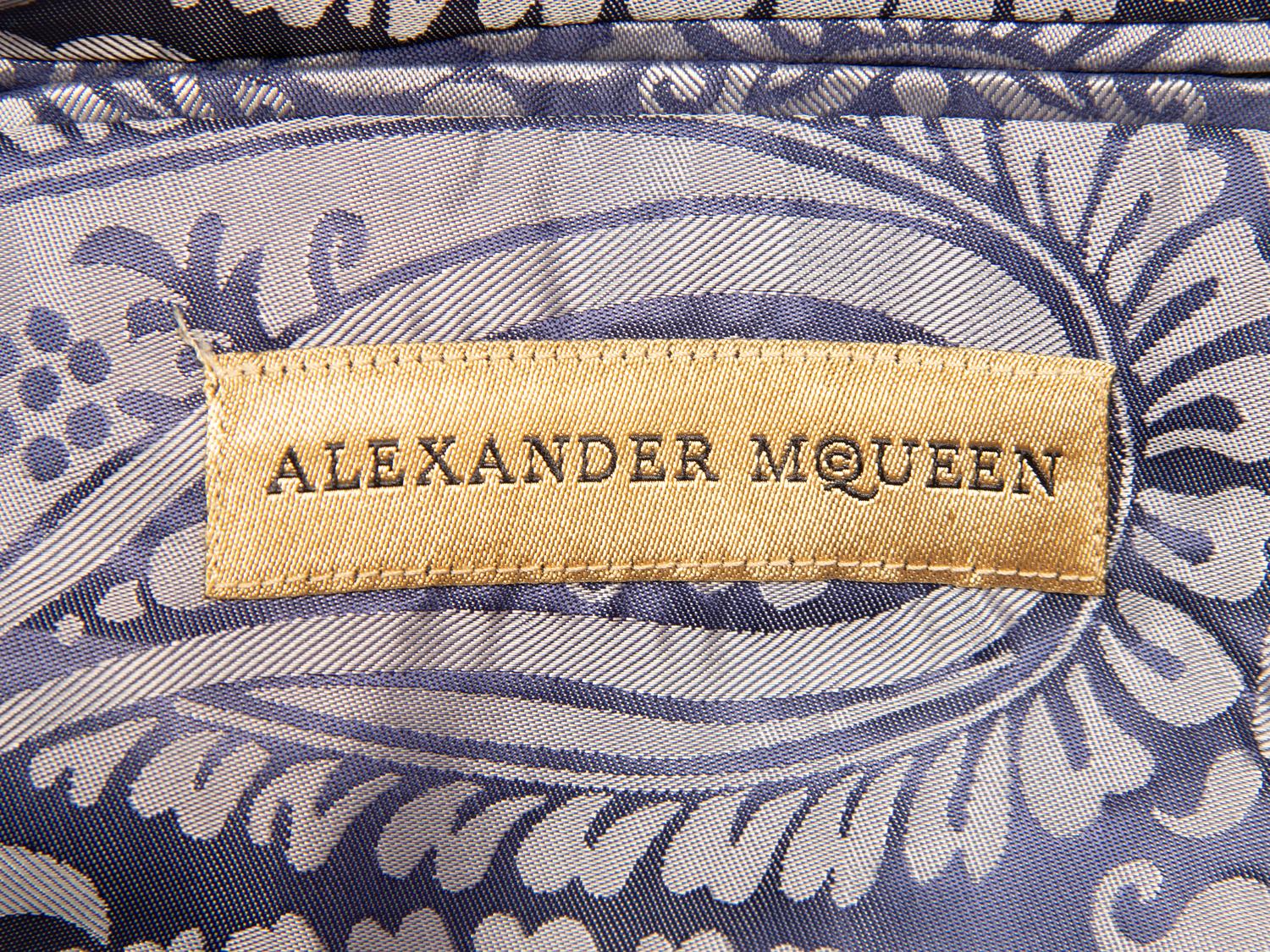 Alexander McQueen, Velvet Embellished Blazer