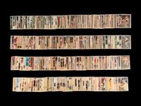 A Shoebox Collection of Over 300 1957 Topps Baseball Cards Including Multiple Hall of Famers,