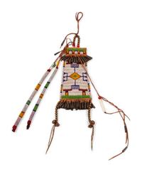 Southern Plains Beaded Hide Strike-a-Light Case