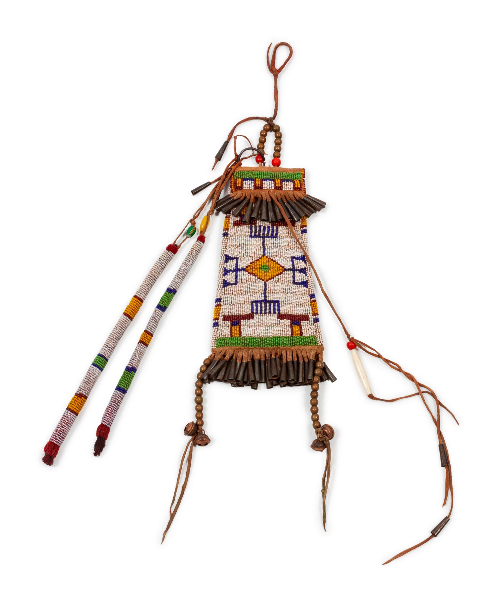 Southern Plains Beaded Hide Strike-a-Light Case