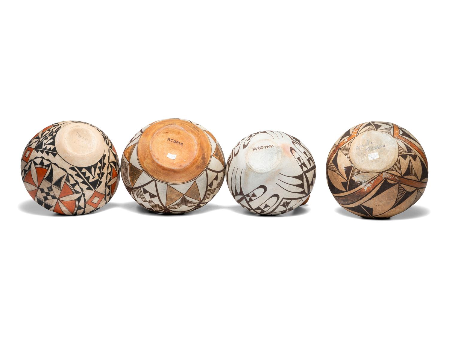 Acoma Pottery Wedding Jars and Bowls