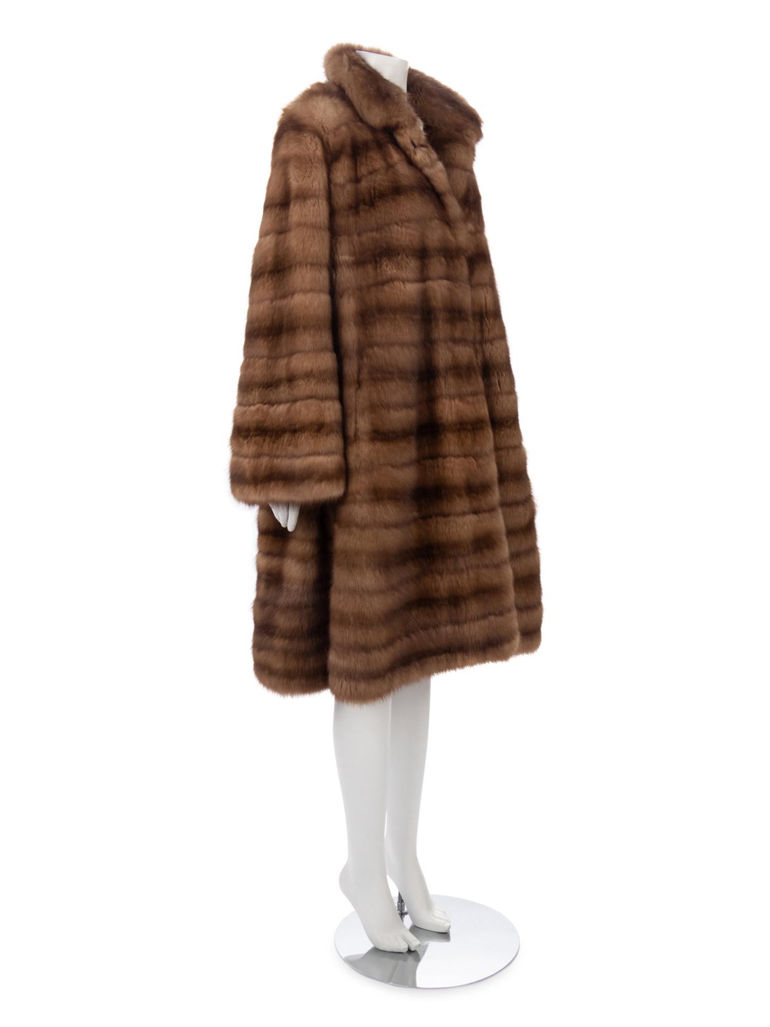 Sable Fur 7/8 Coat
