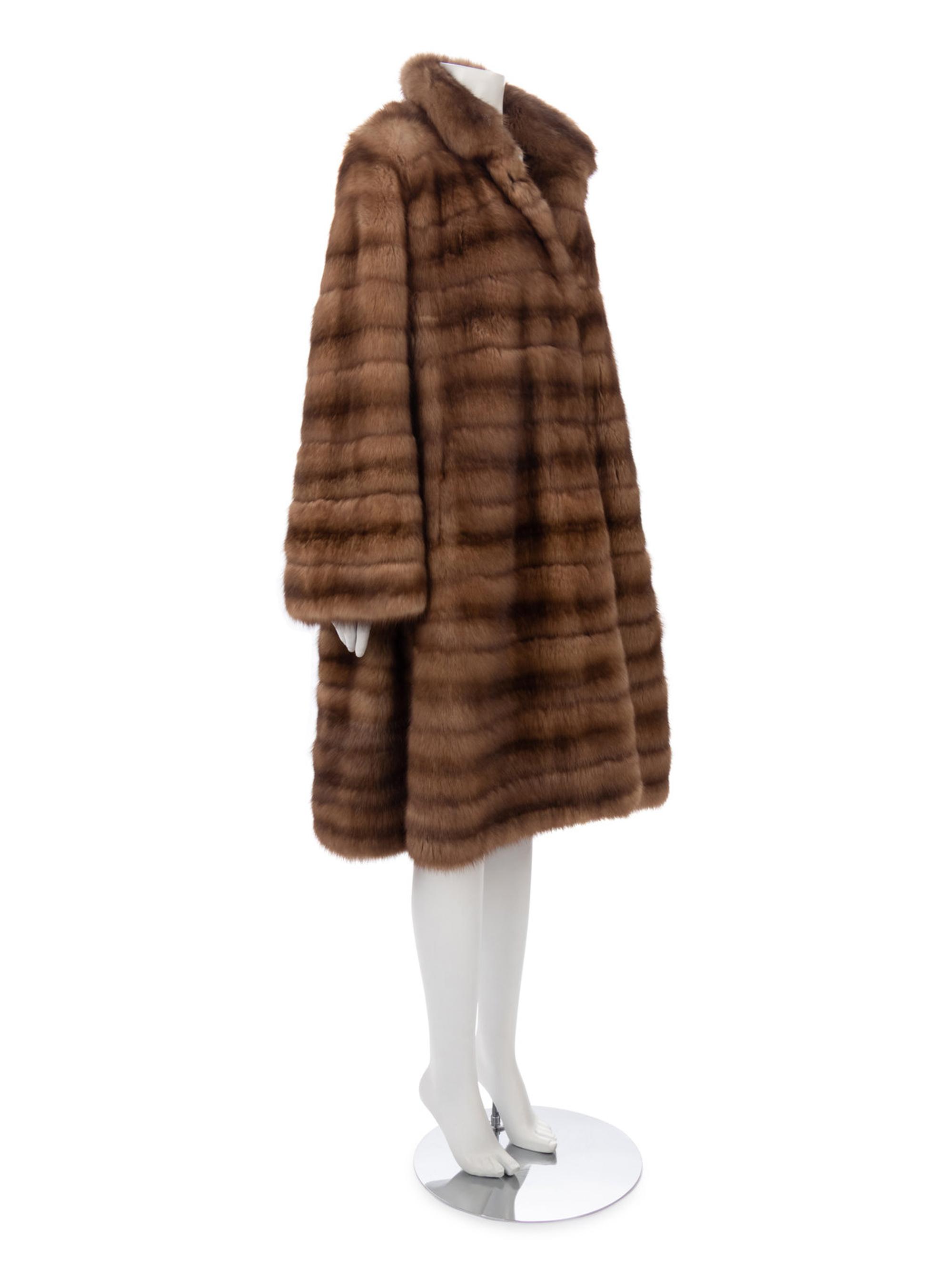 Sable Fur 7/8 Coat