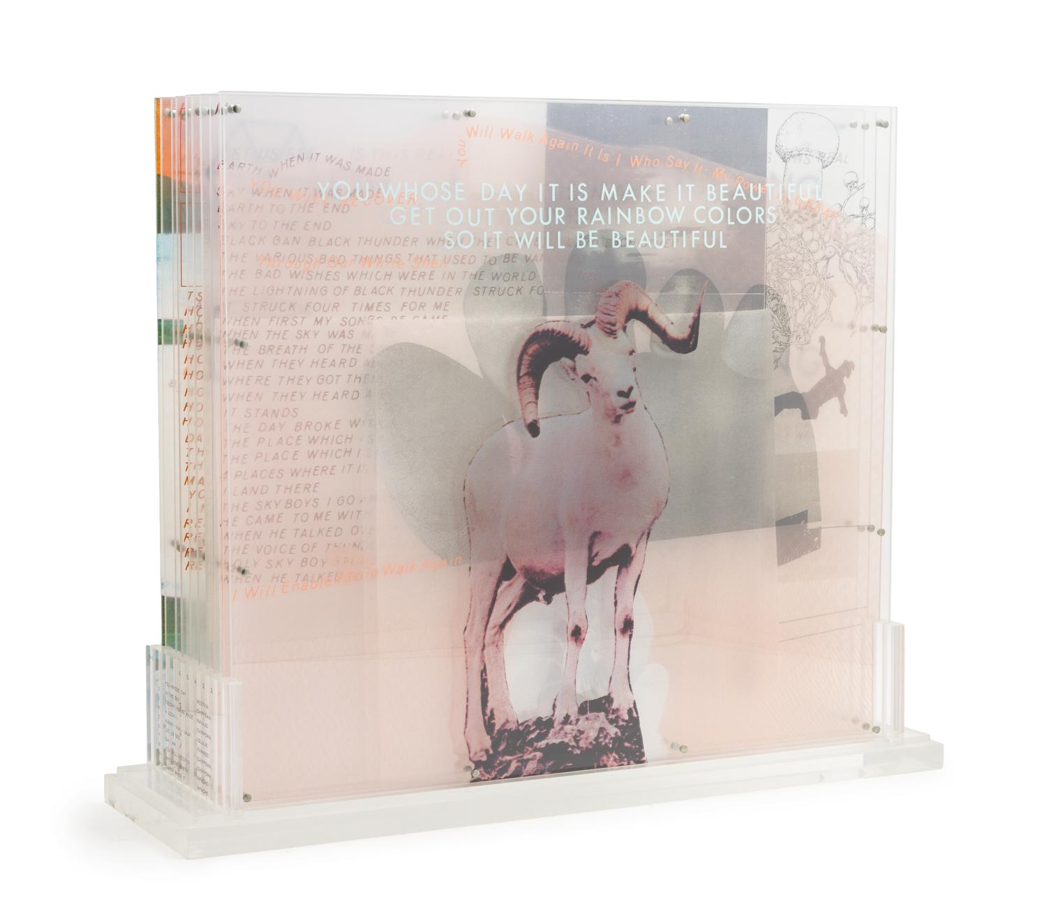 Robert Rauschenberg, (American, 1925-2008), Opal Gospel (complete set of 10 works with original base and cover)