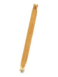 An 18 Karat Yellow Gold Multistrand Bracelet, Italian,
