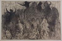 Artist Unknown, (20th century), Battle Scene, 1961