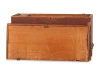 A Chippendale Red Painted Pine Blanket Chest