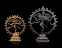 Two Indian Bronze Dancing Figures