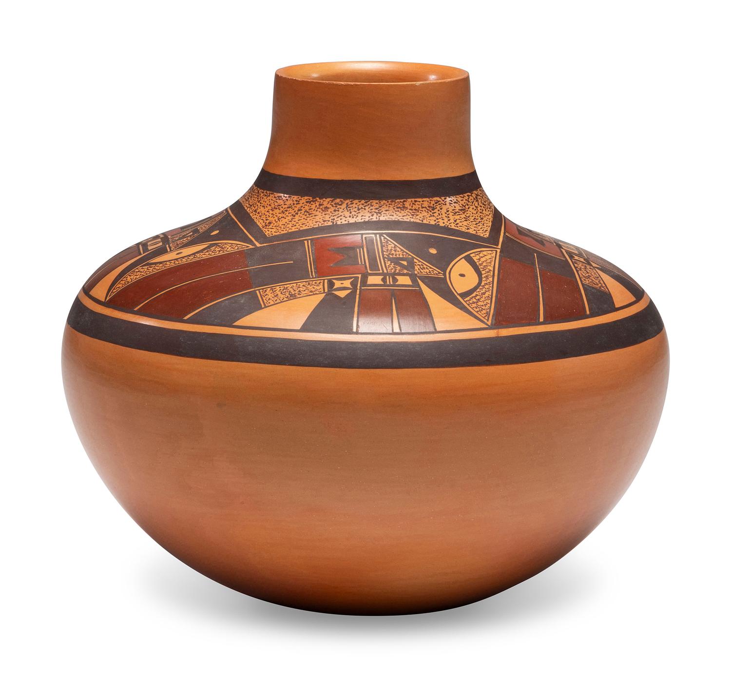 Polychrome Pottery Jar