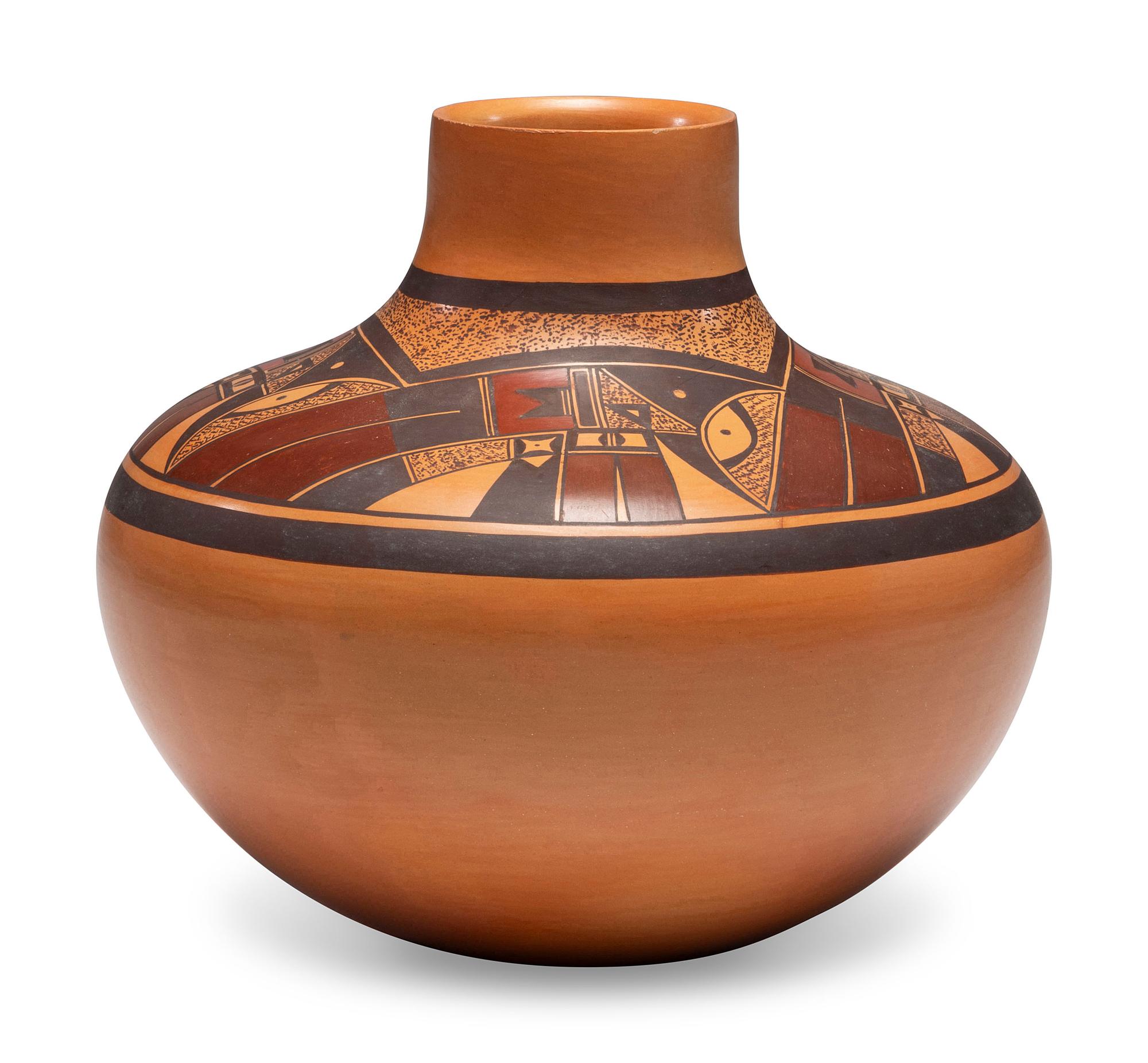 Polychrome Pottery Jar