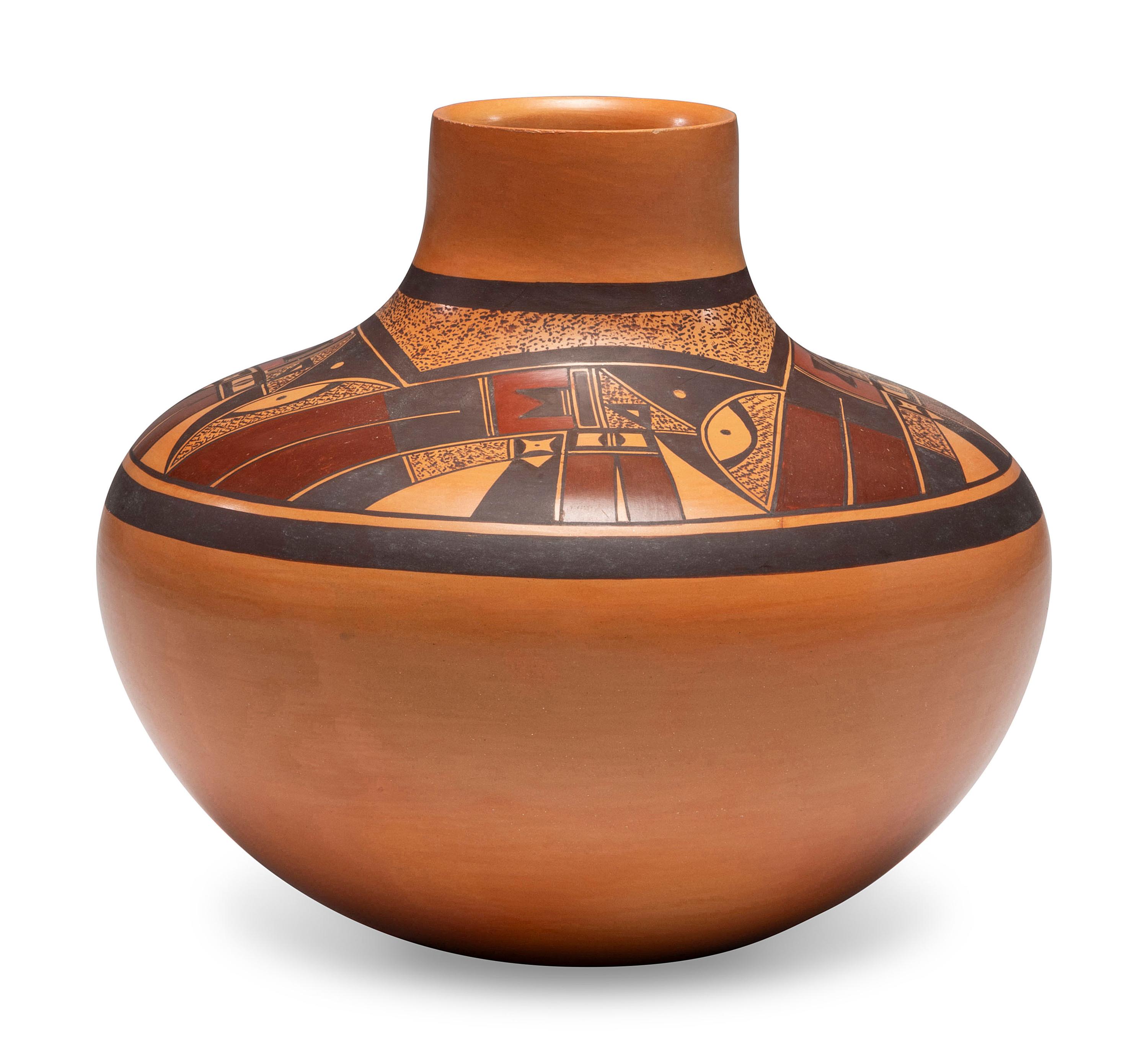 Polychrome Pottery Jar