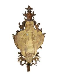 A Napoleon III Style Gilt Bronze Cartel Clock