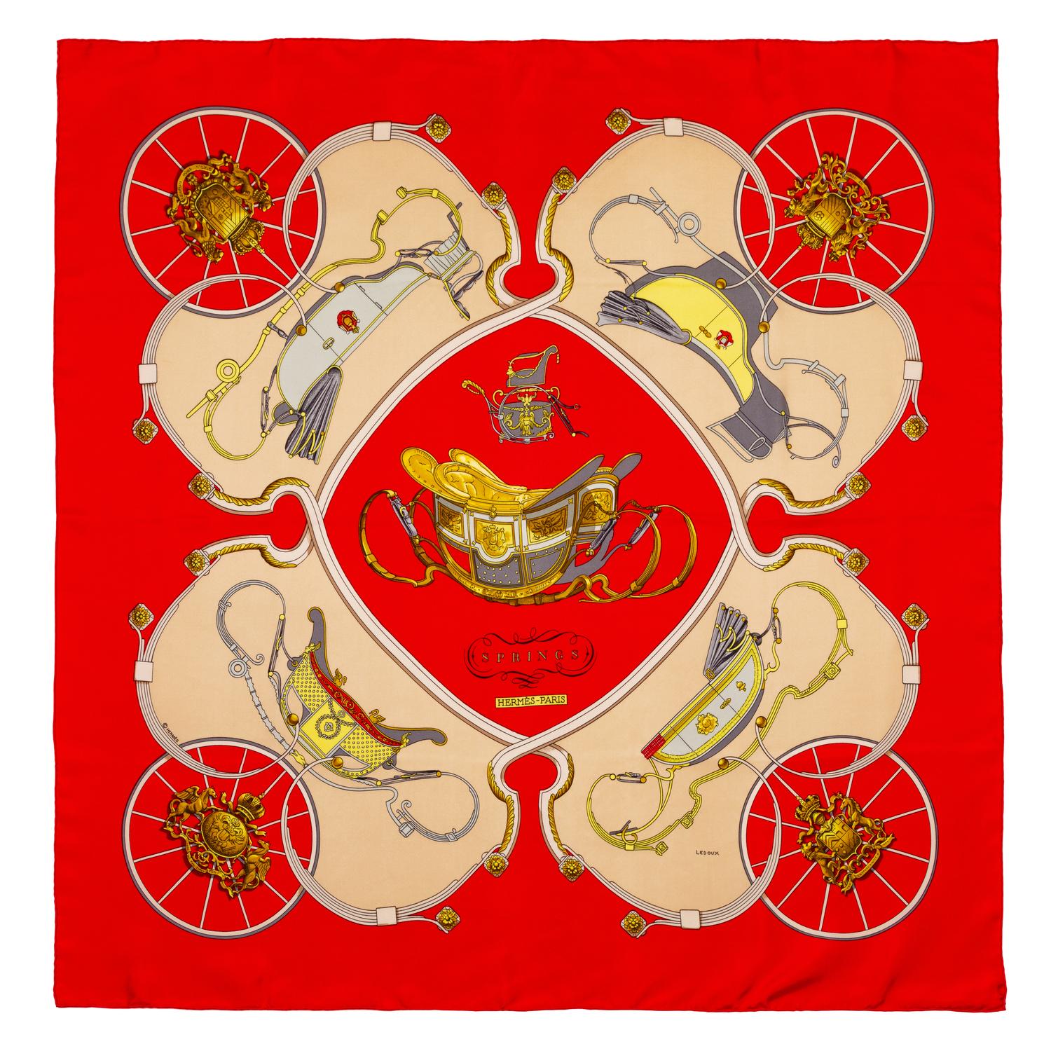 Hermès 90cm Silk Scarf