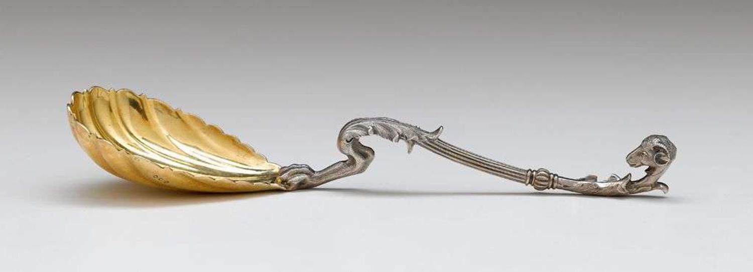 Silver figural sugar shell moore company for tiffany & co., new york, ny, circa 1860