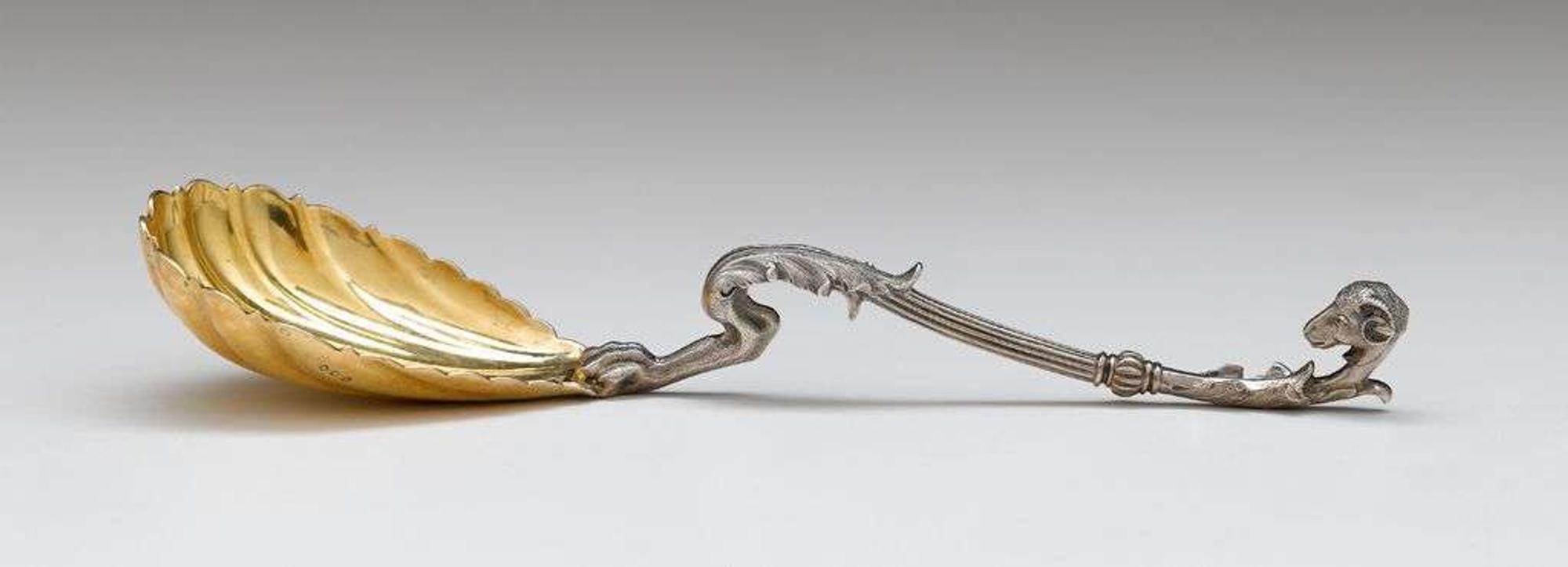Silver figural sugar shell moore company for tiffany & co., new york, ny, circa 1860