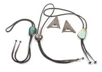 Three Southwestern Bolos Height of largest bolo 2 1/4 inches