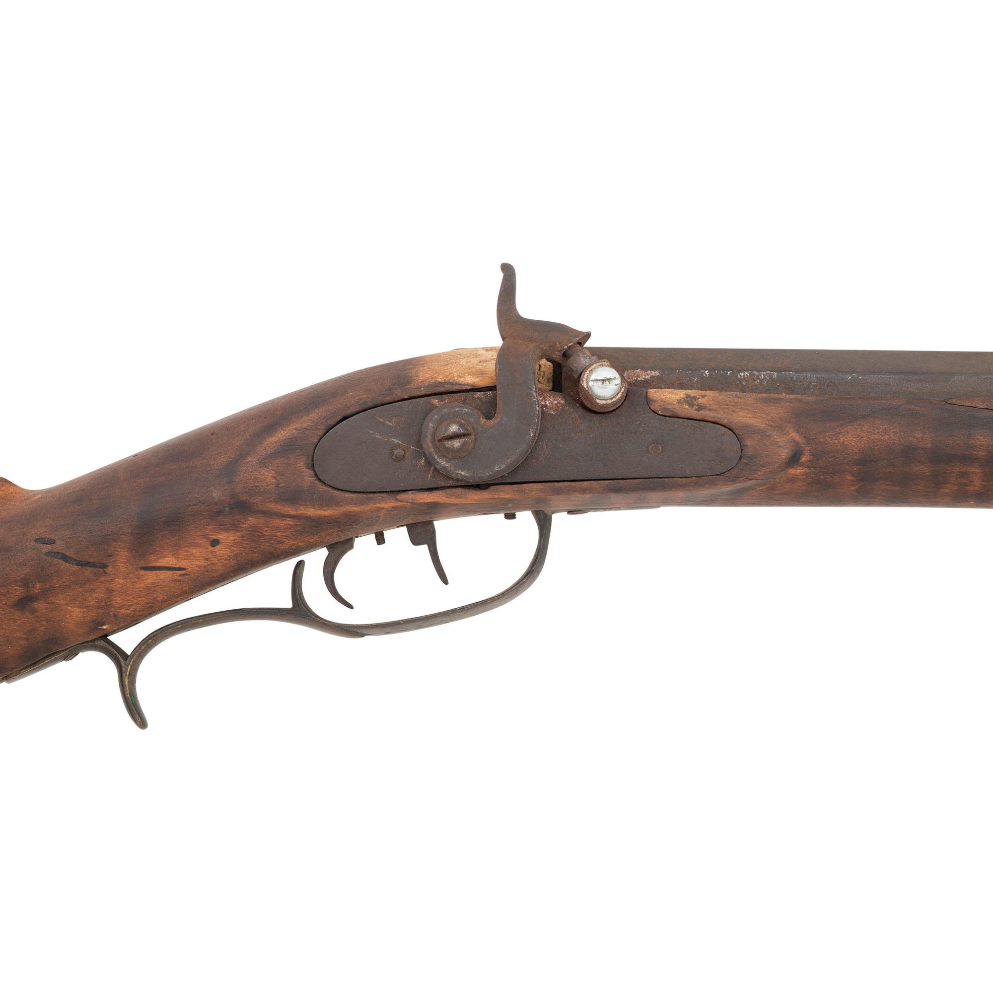 19th Century Halfstock Percussion Plains Rifle