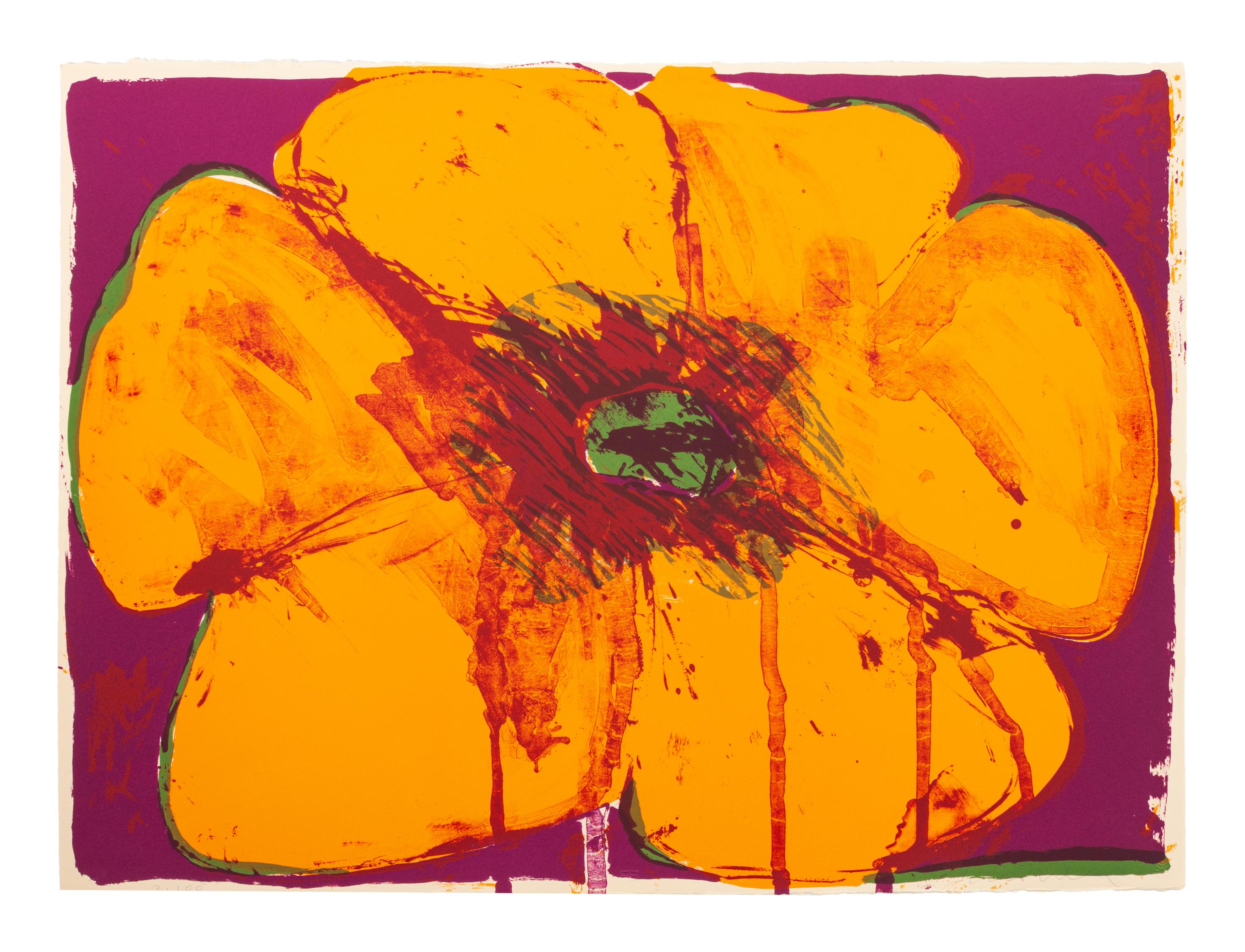 Lot is located and will ship from Denver, Colorado. untitled (flower) edition 3/100