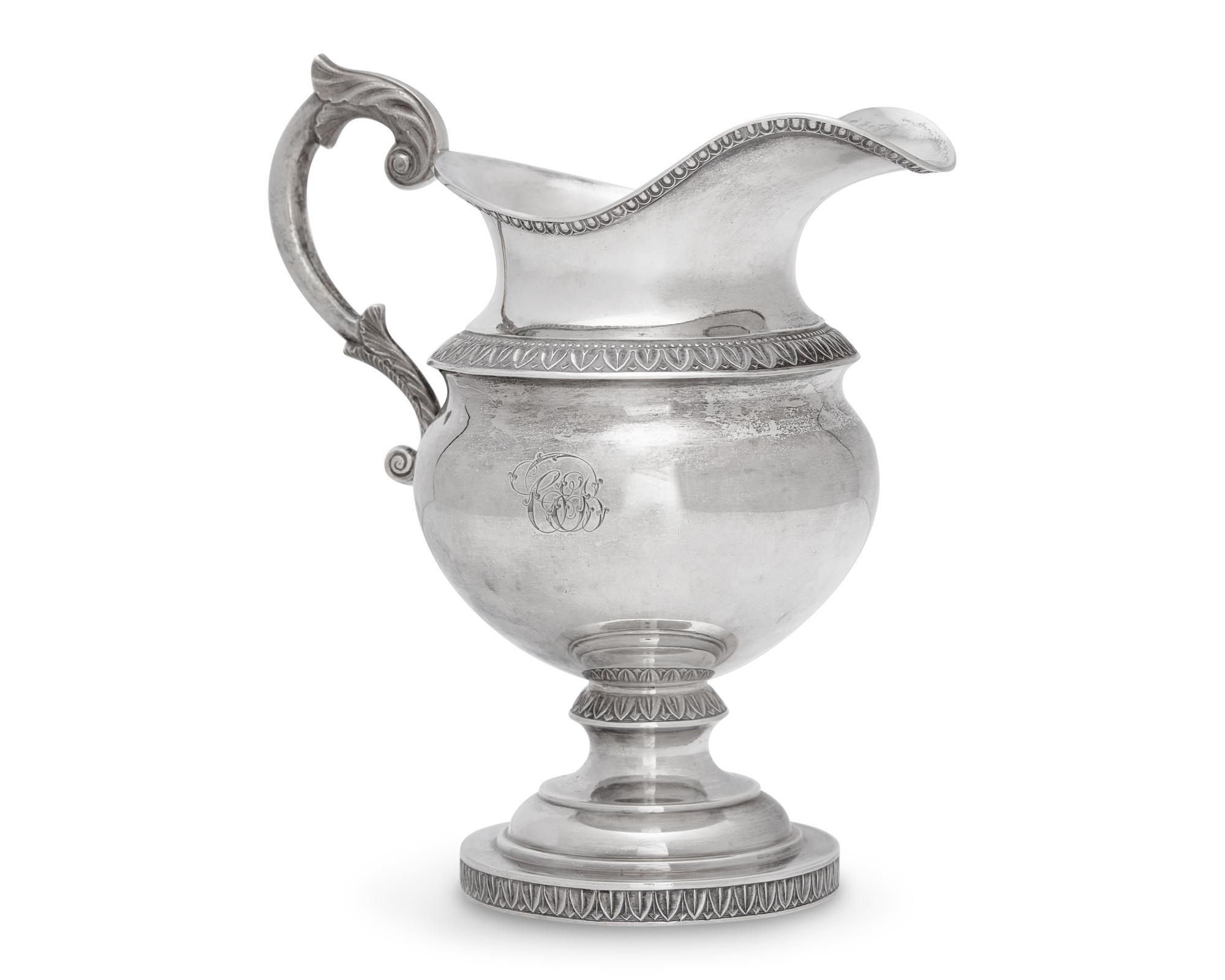 A Classical Silver Creamer
