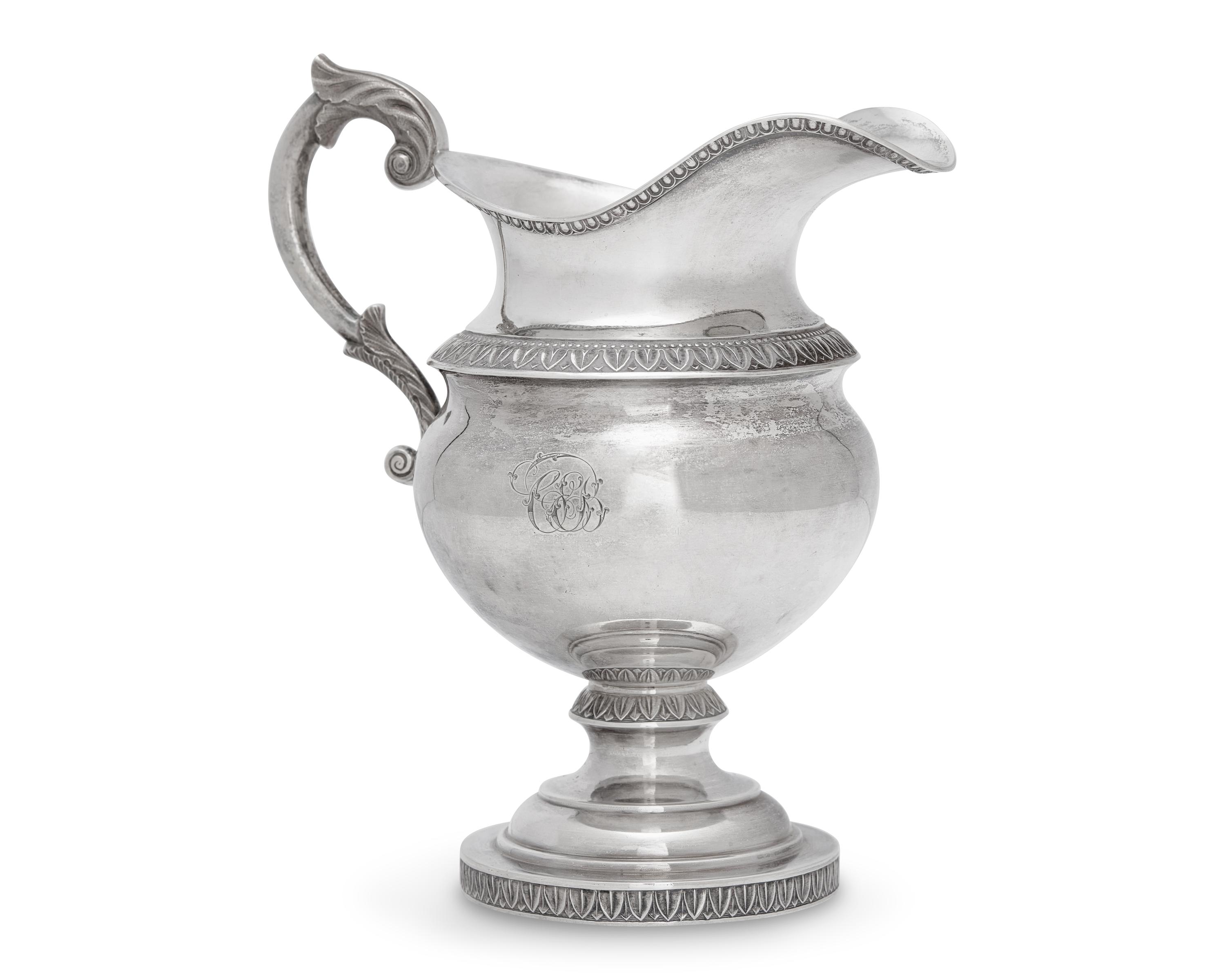 A Classical Silver Creamer