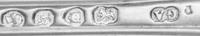 A Victorian Silver Serving Spoon, George William Adams, London, 1845, having a rocaille, acanthus and C-scroll decorated handle engrave
