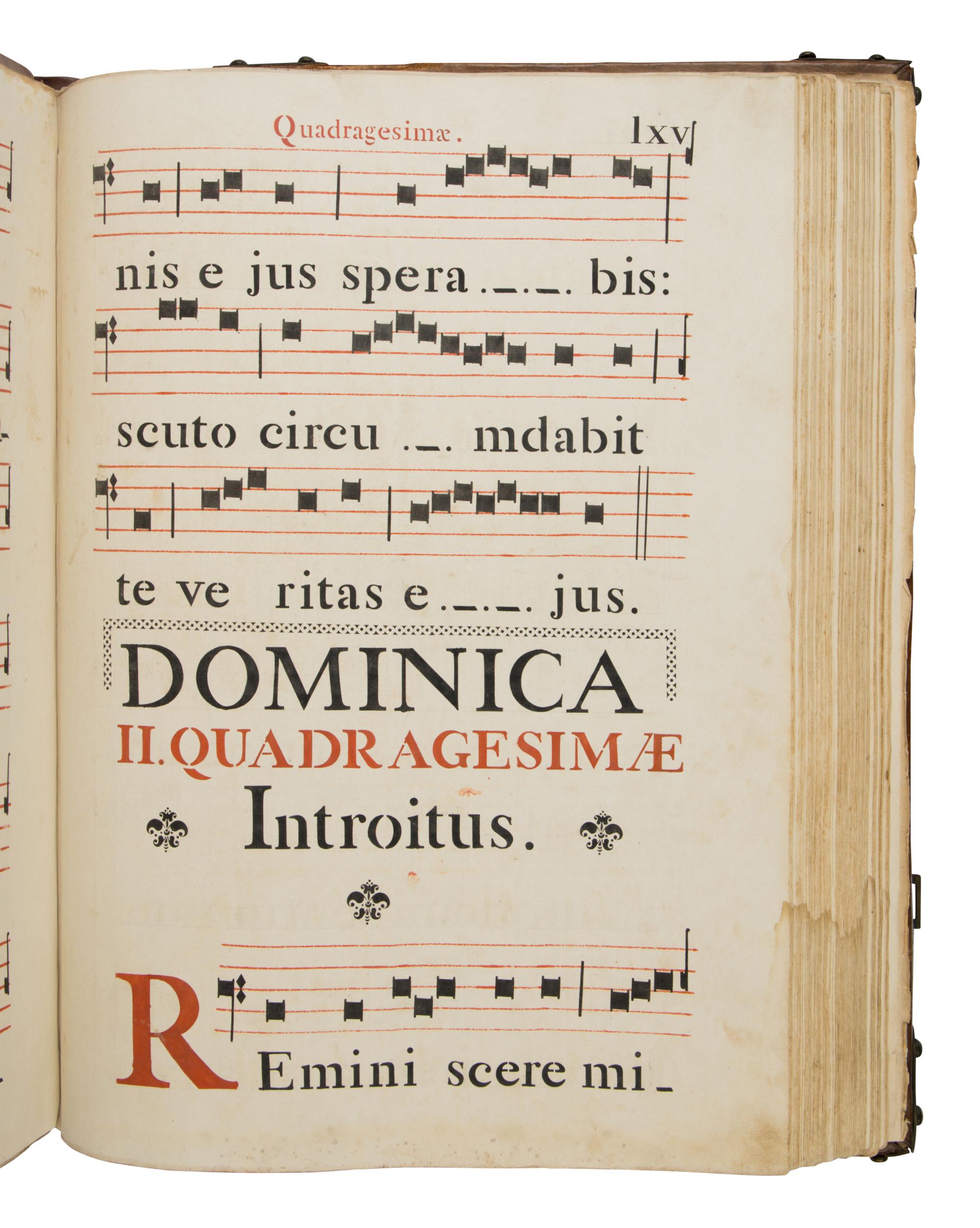 JEAN-DENIS CHANDORA (scribe), style of (active Paris, 1780-1844) Gradual, in Latin, stenciled manuscript on paper [France, Paris, c. 1820]