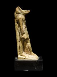 An Egyptian Faience Anubis