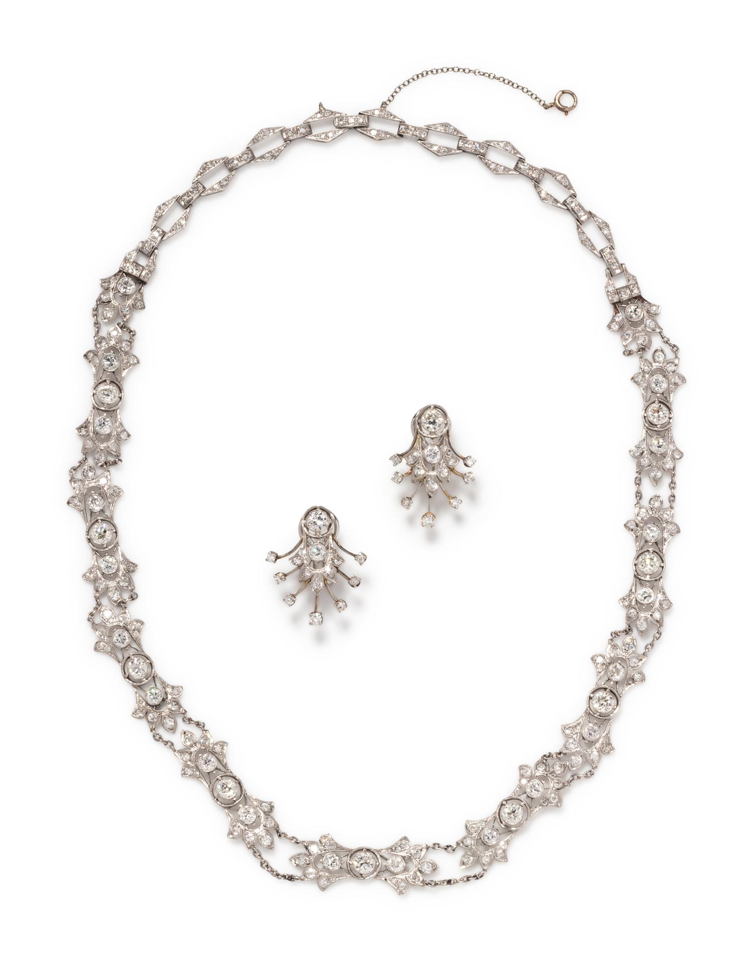 EDWARDIAN, DIAMOND SET