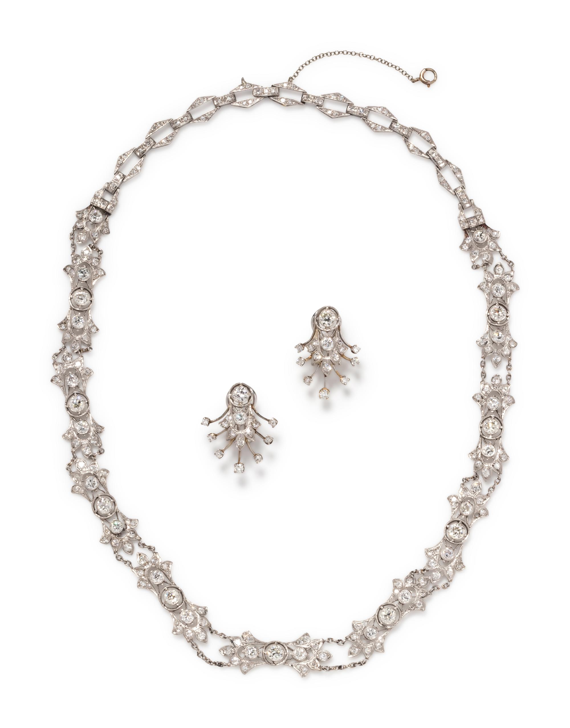 EDWARDIAN, DIAMOND SET