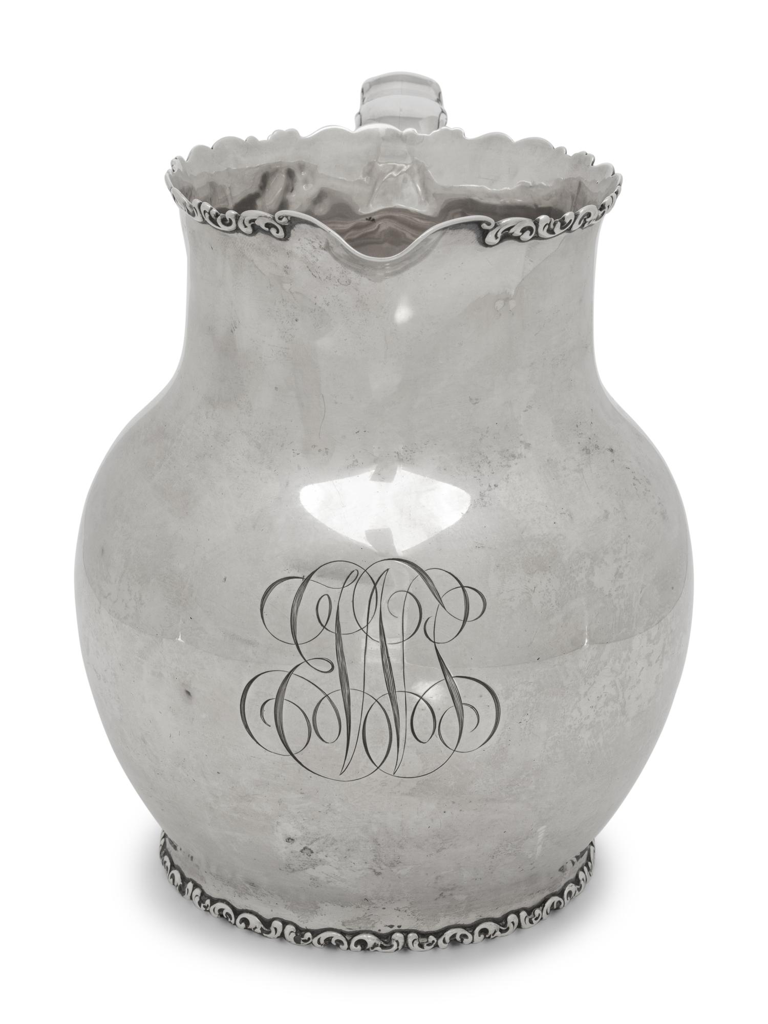 An American Silver Pitcher