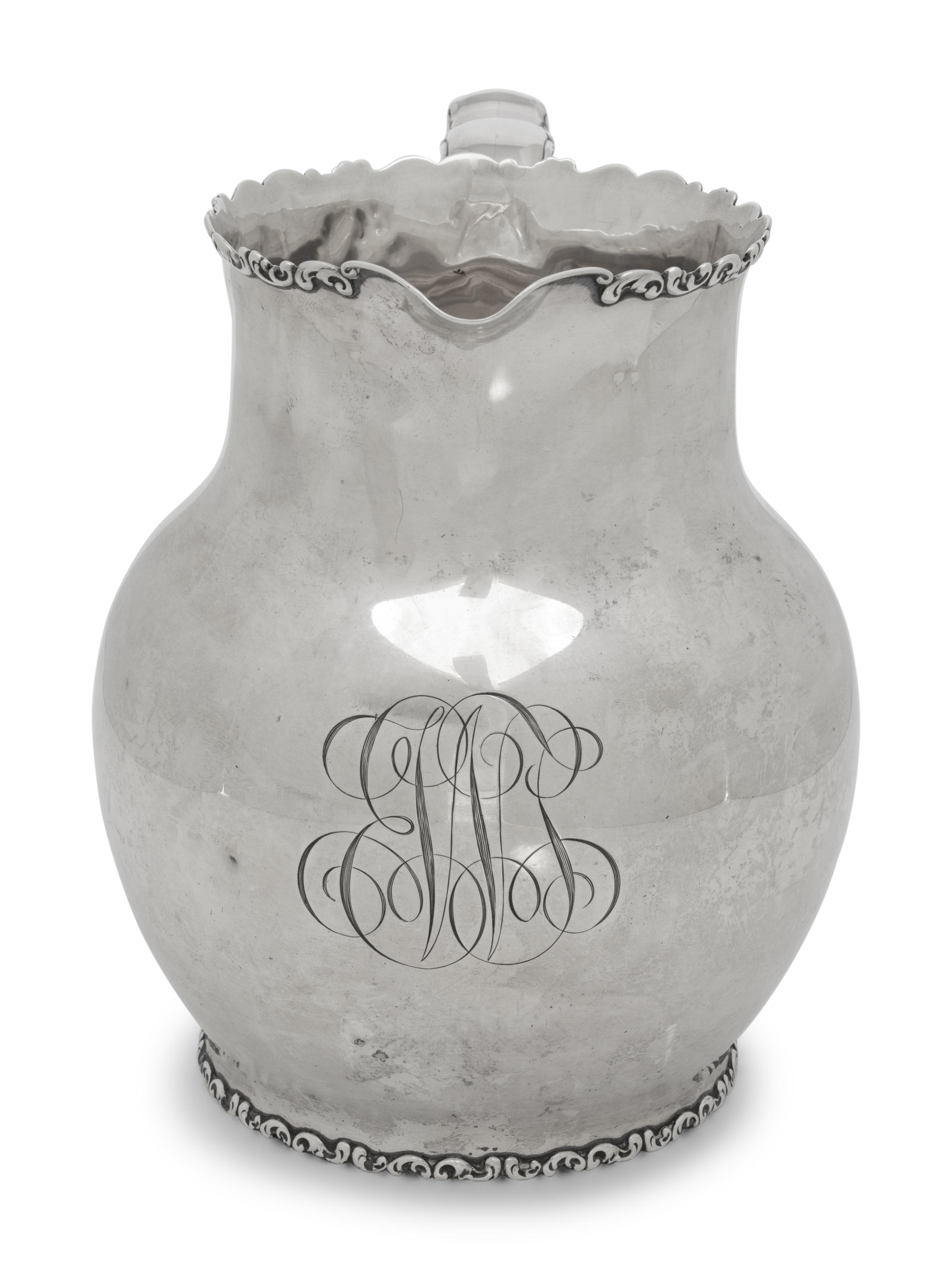 An American Silver Pitcher