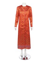 Oscar de la Renta Vintage Red Coat, 1960-70s