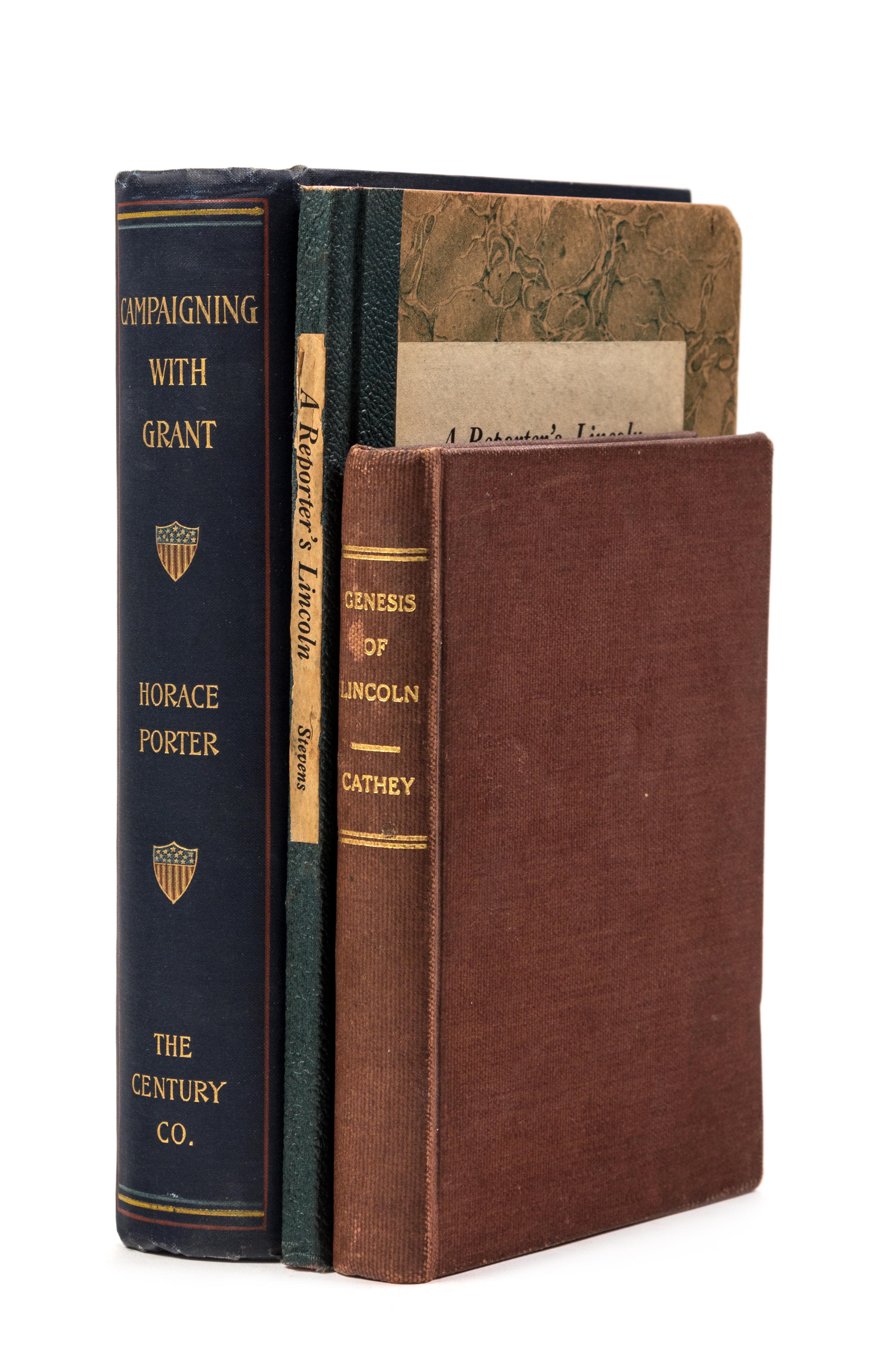 [LINCOLN & GRANT]. A group of 3 works, comprising: