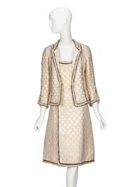 Dress Suit Attributed to Chanel Haute Couture, 1968