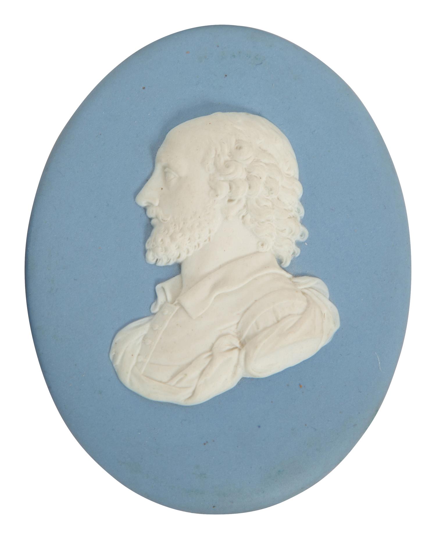 A Group of Eighteen Wedgwood Jasperware Portrait Plaques