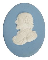 A Group of Eighteen Wedgwood Jasperware Portrait Plaques