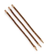 SET OF ROSE GOLD AND CITRINE BRACELETS