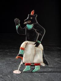 Exceptional Mosaic Inlay Bear Dancer, ex CG Wallace Collection