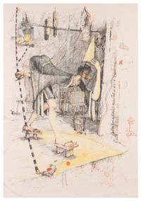 William T. Wiley, (American, b. 1937), Mr. Unnatural at your Surface, 1976