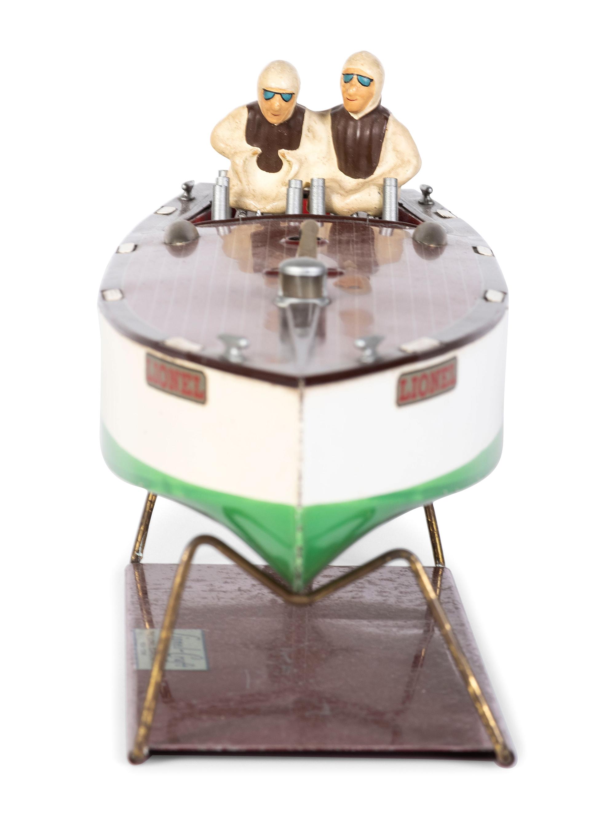 A Lionel Tin Wind Up Speed Boat