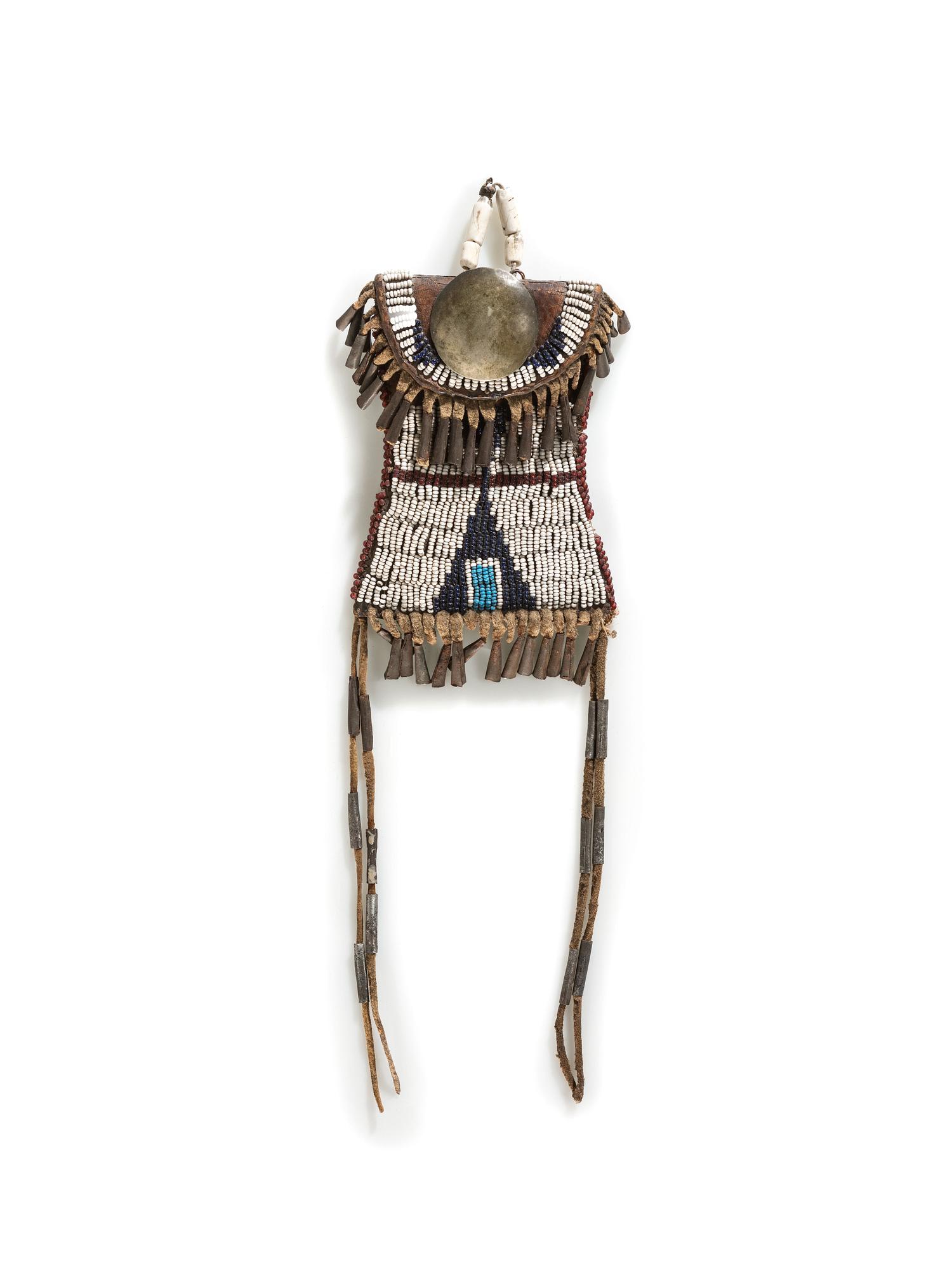 Kiowa Beaded Hide Strike-a-Light Bag