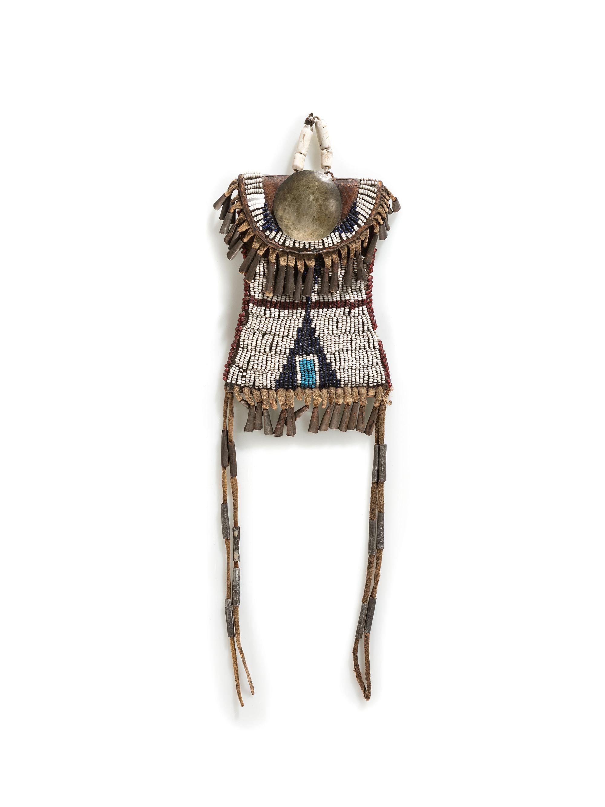 Kiowa Beaded Hide Strike-a-Light Bag