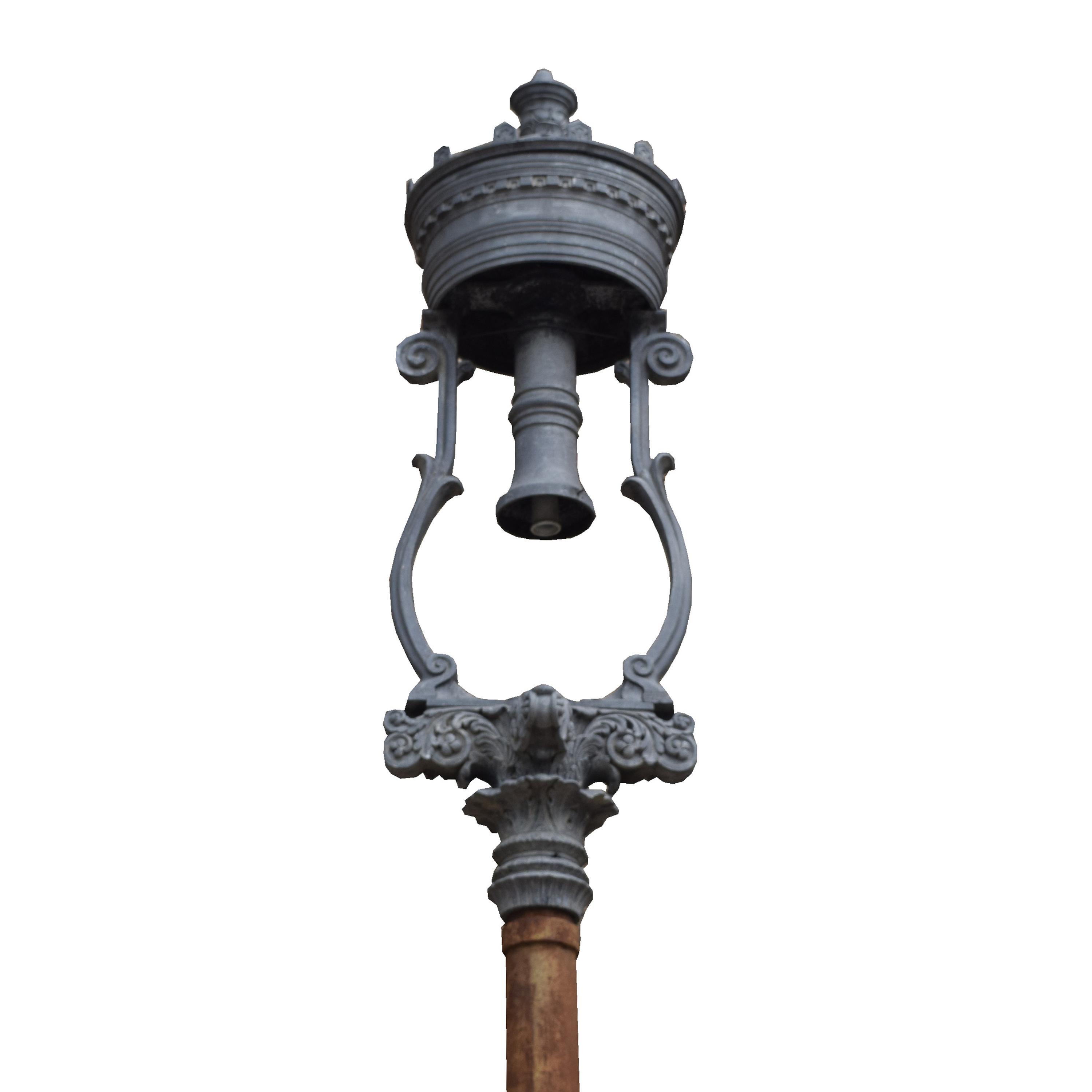 A Lamp Post from the World's Columbian Exposition 25" W x 25" D x 255" H — United States, Circa 1893